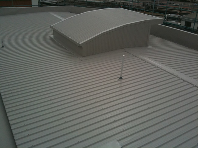 Industrial wall cladding on a new pump station in Kokokup, regional WA