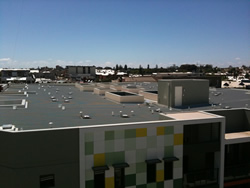 Residential COLORBOND metal roof on a Perth home